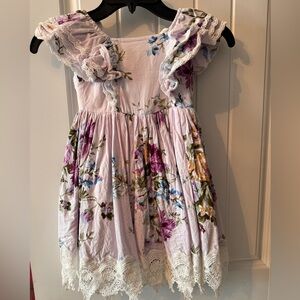 Trish Scully Floral Ruffle Kids Dress